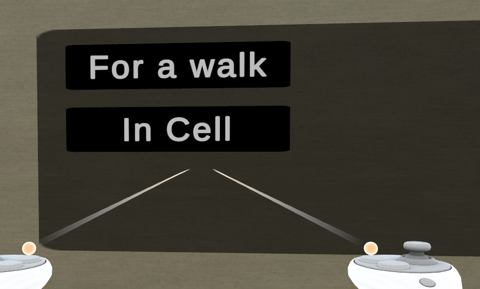 Main Hall with Open and Close Cells Buttons
